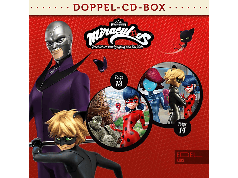 Miraculous - Miraculous-Hörspiel-Doppel-Box-Folgen 13+14 (CD) von EDELKIDS