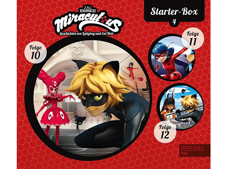 Miraculous - Starter-Box (4) Die Original-Hörspiele zur TV-Seri (CD) von EDELKIDS