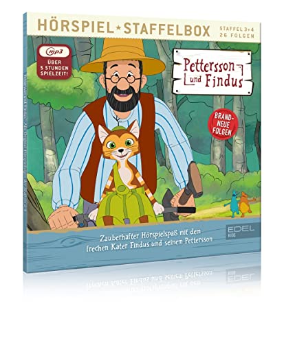 Pettersson und Findus: mp3-Staffelbox 3. und 4. Staffel - Die Original-Hörspiele zur TV-Serie [mp3-CD mit allen 26 Folgen der 3. und 4. Staffel] von EDELKIDS