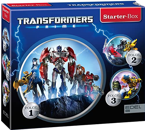 Transformers Prime: Starter-Box (1 -3) - Die Original-Hörspiele zur TV-Serie von EDELKIDS