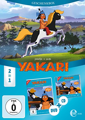 Yakari – „Das blaue Pferd" – Folge 27, Geschenkbox (Hörspiel + DVD) von EDELKIDS