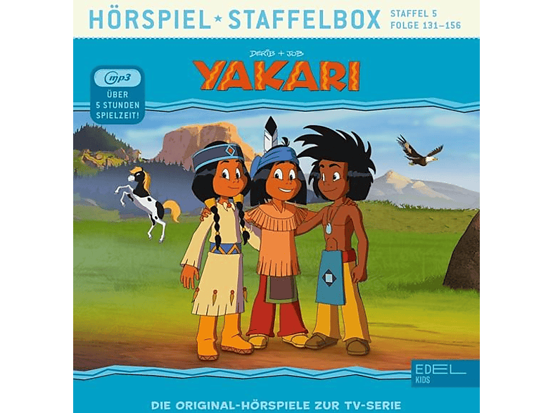 Yakari - Staffelbox 5-Folge 131-156 (MP3-CD) von EDELKIDS
