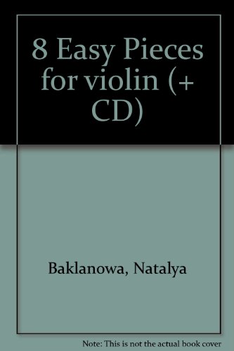 8 leichte Stücke (+CD) : für Violineund Klavier von EDITION PETERS