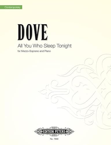 Jonathan Dove-All You Who Sleep Tonight-BOOK von EDITION PETERS