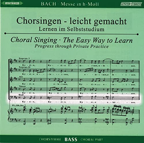 Messe h-moll, BWV 232, Chorstimme Bass, 2 Audio-CDs von EDITION PETERS