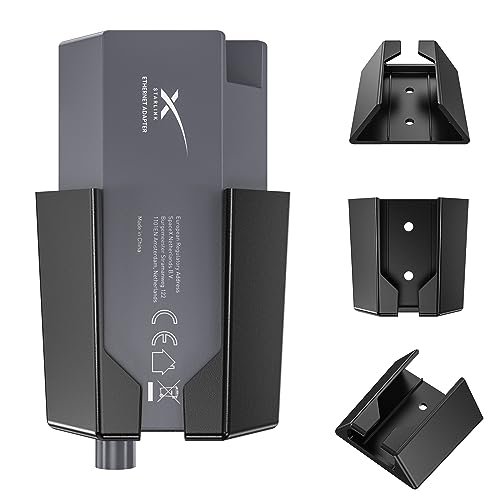 EDUP HOME StarLink-Halterung, Star Link Internet-Kit, Satellitenhalterungen, Halterung, Stabilität, ABS-Wandhalterung für Starlink-Ethernet-Adapter (Schwarz) von EDUP HOME