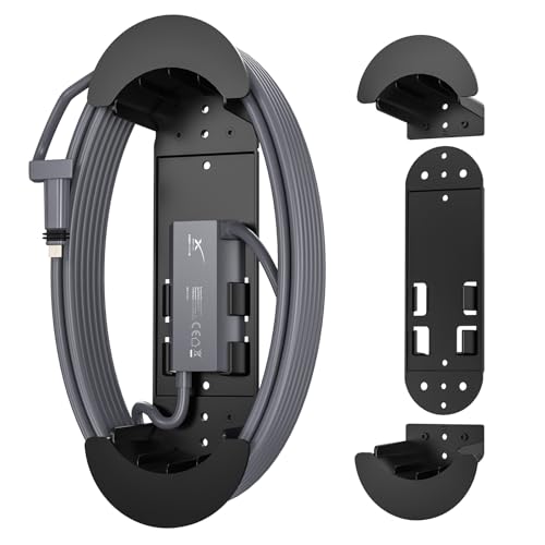 EDUP HOME Starlink Ethernet-Kabel-Caddy mit Adapterhalter – Wandhalterung für Starlink-Kabelmanagement und Aufbewahrung von EDUP HOME