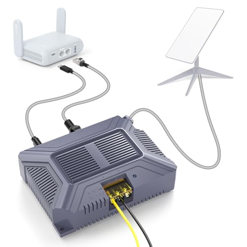EDUP HOME Starlink PoE-Injektor mit USB- und Typ-C-Ausgangsleistung – 180 W Gigabit PoE-Injektor, kompatibel mit Starlink Gen 2 Dish 5-in-1 Umwandlungskit mit SPX-Kabeladapter und Konverter, DC 9–36 V EDUP HOME Starlink PoE-Injektor mit USB- und Typ-C-Ausgangsleistung – 180 W Gigabit PoE-Injektor, kompatibel mit Starlink Gen 2 Dish 5-in-1 Umwandlungskit mit SPX-Kabeladapter und Konverter, DC 9–36 V von EDUP HOME