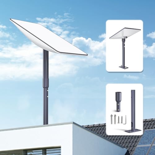 Starlink Dachhalterung - EDUP LOVE Starlink Wandhalterung Starlink Satelliten-Installationskit mit Starlink Masthalterungsadapter für Starlink V2 Dish und Starlink High Performance von EDUP LOVE