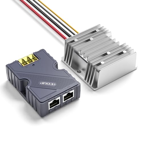 EDUP Starlink Gen 3 Poe Injektor 320W PoE Injector Gigabit PoE Power Adapter mit ABS Überspannungs- & ESD-Schutz + DC Step UP Konverter 12V auf 56V 3A 168W, Kompatibel mit Starlink Standard Dish V3 von EDUP
