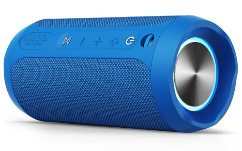EDUPLINK Portable Bluetooth Speaker Waterproof IPX7 Wireless Speaker (Blau) von EDUPLINK