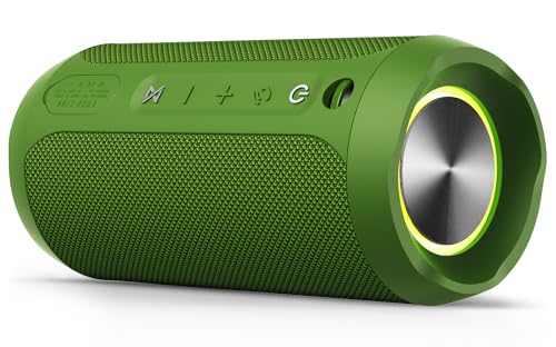 EDUPLINK Tragbarer Bluetooth-Lautsprecher Wasserdicht IPX7 Drahtloser Lautsprecher (Grün) von EDUPLINK