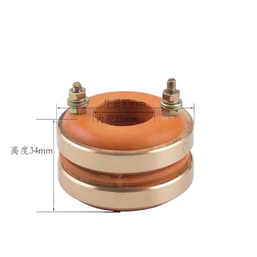 NO.2 3KW Lichtmaschine Kollektorring Kupferring Generator Zubehör for Generator Durchmesser 25X57X34mm(10pcs) von EDXFICDQ