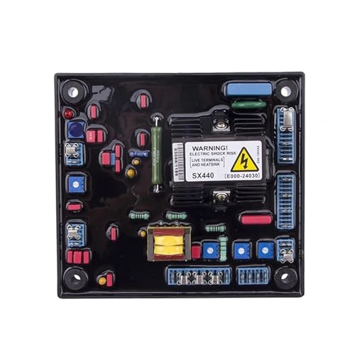 SX440 AVR Generatorregler Automatisches Spannungssteuermodul 200KW Einzel-Dreiphasen-Wechselstrom-Bürstenloser Generatorstabilisator(Red sx440) von EDXFICDQ