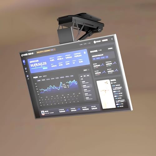 Deckenhalter TV-Halterung - Monitorständer Zur Deckenmontage Für 32-70 Zoll Mit Fernbedienung Und Schaltersteuerung, 0-85° Winkeleinstellung, Tragkraft Bis 45 Kg Deckenhalter TV-Halterung - Monitorständer Zur Deckenmontage Für 32-70 Zoll Mit Fernbedienung Und Schaltersteuerung, 0-85° Winkeleinstellung, Tragkraft Bis 45 Kg von EDXTNKQC
