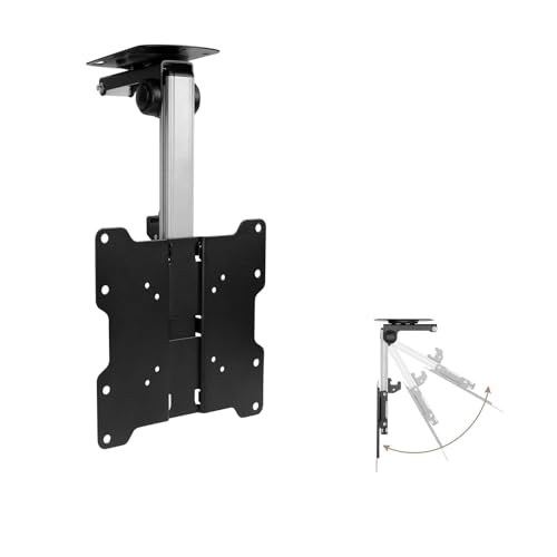 Deckenhalter TV-Halterung - Schwarzer, Klappbarer TV-Ständer, Bildschirmhalterung Mit Einstellbarem Schwenkwinkel Für 17- Bis 37-Zoll-Flachbildschirme, VESA 75 X 75 Mm Bis 200 X 200 Mm Deckenhalter TV-Halterung - Schwarzer, Klappbarer TV-Ständer, Bildschirmhalterung Mit Einstellbarem Schwenkwinkel Für 17- Bis 37-Zoll-Flachbildschirme, VESA 75 X 75 Mm Bis 200 X 200 Mm von EDXTNKQC