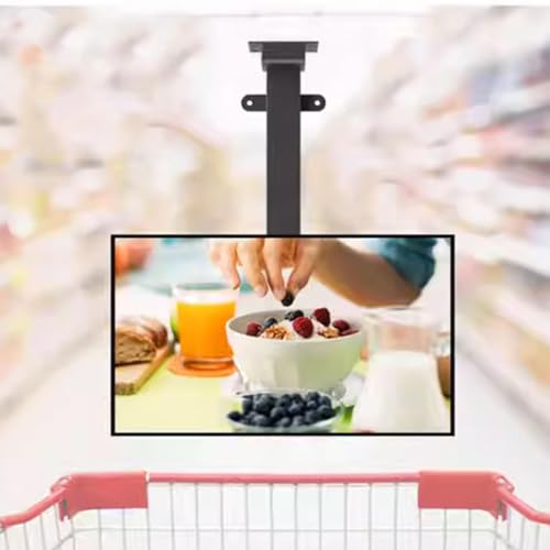 Elektrisch TV Halterung - Deckenmontiertes Hebegerät Mit Fernbedienung, Höhenverstellbarer Monitorständer, 360°-Drehung Nach Links Und Rechts, Passend Für 32-75 Zoll Fernseher von EDXTNKQC