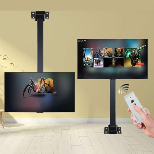 Elektrisch TV Halterung - Elektrisch Verstellbare TV-Deckenhalterung, Geeignet Für Die Meisten 26-70-Zoll-Fernseher, Mit Fernbedienung Und Schaltersteuerungsdesign, Mehrere Szenen Verfügbar Elektrisch TV Halterung - Elektrisch Verstellbare TV-Deckenhalterung, Geeignet Für Die Meisten 26-70-Zoll-Fernseher, Mit Fernbedienung Und Schaltersteuerungsdesign, Mehrere Szenen Verfügbar von EDXTNKQC