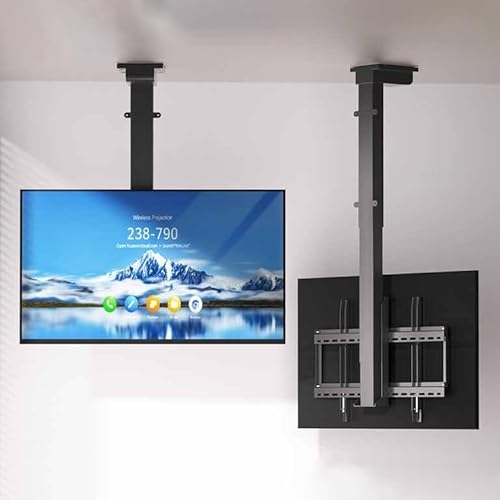Elektrisch TV Halterung - Verstellbare Decken-TV-Halterung, Geeignet Für Die Meisten 26-70-Zoll-Fernseher, Mit Fernbedienung Und Schaltersteuerungsdesign, Geeignet Für Mehrere Szenen von EDXTNKQC
