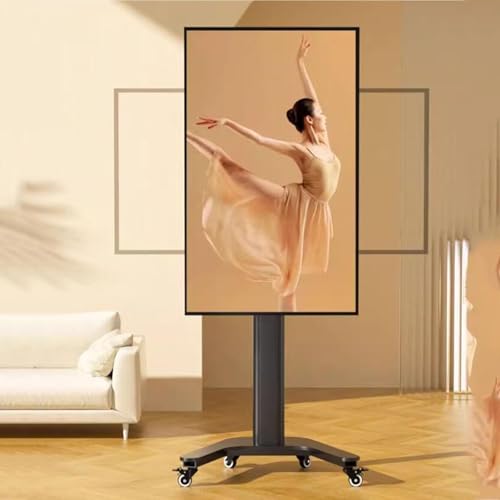 TV Halterung - Geeignet Für 32-60 Zoll Fernseher, Höhenverstellbarer Monitorständer, Mobiler Bildschirmständer Mit Rollen, 0-90 Grad Horizontale Und Vertikale Drehung, Mehrere Szenen Verfügbar TV Halterung - Geeignet Für 32-60 Zoll Fernseher, Höhenverstellbarer Monitorständer, Mobiler Bildschirmständer Mit Rollen, 0-90 Grad Horizontale Und Vertikale Drehung, Mehrere Szenen Verfügbar von EDXTNKQC