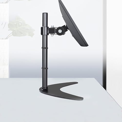 TV Halterung - Höhenverstellbarer Tisch-TV-Ständer, Neig- Und Schwenkbare Desktop-Monitorhalterung Mit Metallbasis, Passend Für 14-32 Zoll LCD-LED-Bildschirme, Trägt 14,3 Lbs/6,5 Kg(Black) von EDXTNKQC
