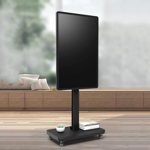TV Halterung - Mobiler TV-Wagen Mit Rädern, Horizontale Und Vertikale Bildschirmfixierung, Tragbarer Monitorständer, Hält 32-65 Zoll LED-Flachbildschirme, Tragkraft Bis 100 Kg TV Halterung - Mobiler TV-Wagen Mit Rädern, Horizontale Und Vertikale Bildschirmfixierung, Tragbarer Monitorständer, Hält 32-65 Zoll LED-Flachbildschirme, Tragkraft Bis 100 Kg von EDXTNKQC