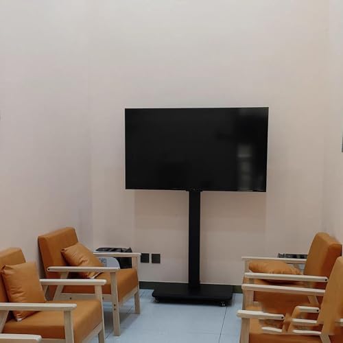 TV Halterung - Mobiler TV-Wagen Mit Rädern, Tragbarer Standfuß, 32-65 Zoll LED-Flachbildfernseher Verfügbar, Tragkraft Bis 100 Kg, Horizontale Und Vertikale Befestigung des Bildschirms von EDXTNKQC
