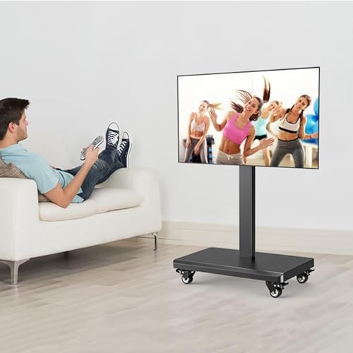TV Halterung - Mobiler TV-Wagen Mit Rädern, Tragbarer Standfuß, 32-65 Zoll LED-Flachbildfernseher Verfügbar, Tragkraft Bis 100 Kg, Horizontale Und Vertikale Befestigung des Bildschirms TV Halterung - Mobiler TV-Wagen Mit Rädern, Tragbarer Standfuß, 32-65 Zoll LED-Flachbildfernseher Verfügbar, Tragkraft Bis 100 Kg, Horizontale Und Vertikale Befestigung des Bildschirms von EDXTNKQC