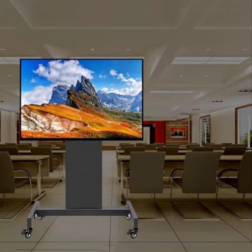 TV Halterung - Mobiler TV-Wagenständer Mit Rädern, LCD-TV-Rahmen-Bodenständer, Höhenverstellbarer Monitorständer Für 37-70 Zoll Fernseher, Max. VESA 600 X 400 Mm TV Halterung - Mobiler TV-Wagenständer Mit Rädern, LCD-TV-Rahmen-Bodenständer, Höhenverstellbarer Monitorständer Für 37-70 Zoll Fernseher, Max. VESA 600 X 400 Mm von EDXTNKQC