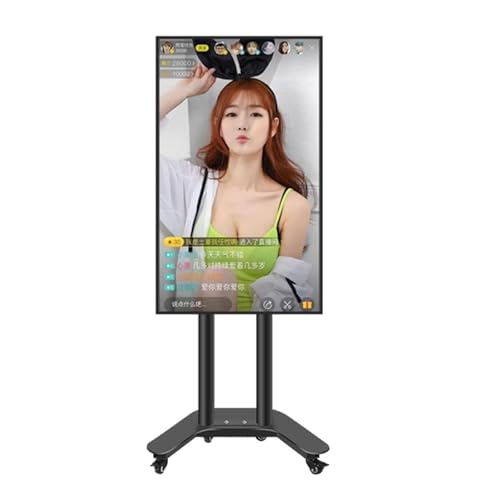 TV Halterung - Mobiler Wagen Für 32-60-Zoll-Fernseher, Höhenverstellbarer Monitorständer, Mobiler Standwagen Mit Rädern, 0-90° Horizontale Und Vertikale Bildschirmdrehung TV Halterung - Mobiler Wagen Für 32-60-Zoll-Fernseher, Höhenverstellbarer Monitorständer, Mobiler Standwagen Mit Rädern, 0-90° Horizontale Und Vertikale Bildschirmdrehung von EDXTNKQC