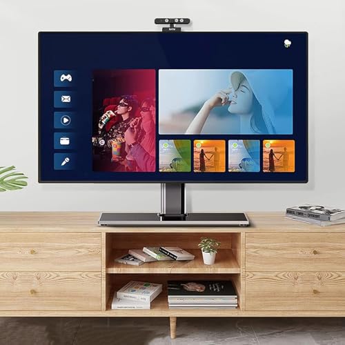 TV Halterung - Monitorhalterung, Desktop-Flachbildfernsehständer, Stufenlos Höhenverstellbar, Geeignet Für 32-65-Zoll-Ständer, Maximale Tragkraft Von 50 Kg, Geeignet Für Mehrere Szenen TV Halterung - Monitorhalterung, Desktop-Flachbildfernsehständer, Stufenlos Höhenverstellbar, Geeignet Für 32-65-Zoll-Ständer, Maximale Tragkraft Von 50 Kg, Geeignet Für Mehrere Szenen von EDXTNKQC