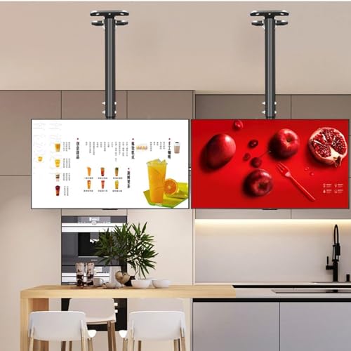 TV Halterung - Verstellbare Deckenhalterung Für TV, Höhenverstellbarer TV-Ständer Und Wandhalterung, Passend Für Fernseher Von 37 Bis 85 Zoll, Max. VESA 600 X 400 Mm, Tragkraft 176 Lbs TV Halterung - Verstellbare Deckenhalterung Für TV, Höhenverstellbarer TV-Ständer Und Wandhalterung, Passend Für Fernseher Von 37 Bis 85 Zoll, Max. VESA 600 X 400 Mm, Tragkraft 176 Lbs von EDXTNKQC