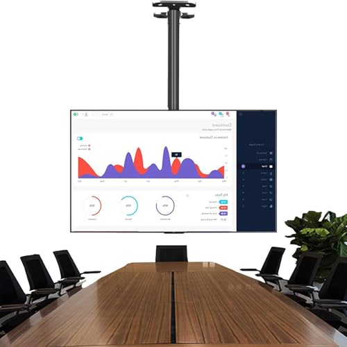 TV Halterung - Verstellbare Deckenhalterung Für TV, Teleskop-Deckenlift, Neig- Und Schwenkbare TV-Halterung, Passend Für 39-85-Zoll-Fernseher, 176 Pfund Tragkraft TV Halterung - Verstellbare Deckenhalterung Für TV, Teleskop-Deckenlift, Neig- Und Schwenkbare TV-Halterung, Passend Für 39-85-Zoll-Fernseher, 176 Pfund Tragkraft von EDXTNKQC