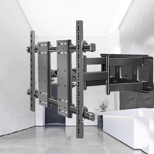 TV Wandhalterung - Verstellbare Wandhalterung, Doppelt Schwenkbare Und Neigbare 6-Arm-Halterung, Geeignet Für 70-120-Zoll-Fernseher, Maximale VESA 1000 X 600 Mm, Tragkraft 130 Kg von EDXTNKQC