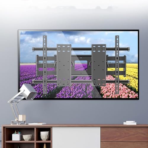 TV Wandhalterung - Wandhalterung Für 70-120 Zoll Bildschirme, Doppelt Schwenkbar, Neigbar, 6 Arme, Frei Einstellbarer Winkel, Maximales VESA 1000 X 600 Mm, Tragkraft 130 Kg TV Wandhalterung - Wandhalterung Für 70-120 Zoll Bildschirme, Doppelt Schwenkbar, Neigbar, 6 Arme, Frei Einstellbarer Winkel, Maximales VESA 1000 X 600 Mm, Tragkraft 130 Kg von EDXTNKQC
