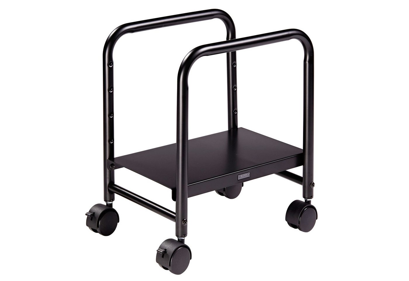 EE EUREKA ERGONOMIC Ergonomischer Computerwagen Höhenverstellbarer mobiler CPU-Ständer Halterung, (1-tlg., mit Rädern, für Sit Stand Desk Converters, Schwarz) von EE EUREKA ERGONOMIC
