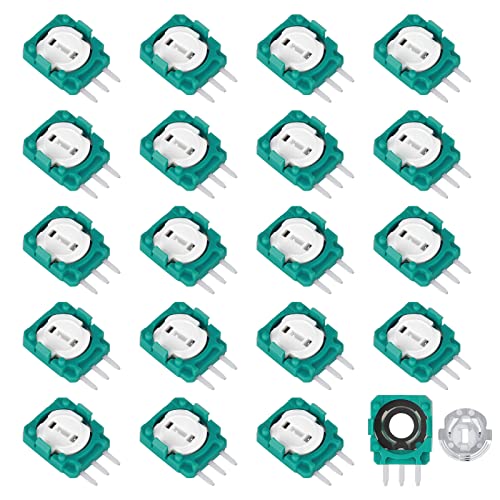 EEEKit 20pcs Ersatz Trimmer Potentiometer Sensor für PS4 Controller, 10k Ohm Trim-Pot Dichtung Reparatur Teile Kompatibel mit Xbox One PS3 PS4 Switch Pro Thumb Stick Analog Joystick von EEEKit