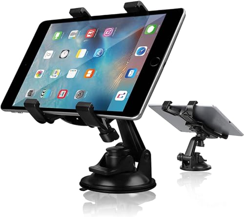 EEEKit Tablet Halterung Auto Dashboard, 360° Drehbare Tablet Halter Saugnapf iPad Autohalterung, Armaturenbrett Windschutzscheibenhalterung für iPad Air/Mini, Samsung Galaxy Tab, 7" ~ 10,5" Tablets von EEEKit