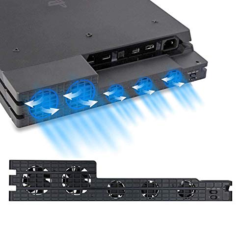 EEEkit PS4 Pro Turbo Cooling Fan - Externer USB-Kühler mit automatischem Temperatursensor gesteuerte Kühlerwrmeabfuhr für Sony PlayStation 4 Pro Console von EEEKit