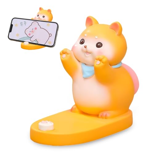 EEPLUYTY Handyhalter - Hunde-Handyhalter, Tier-Handyhalter, Kawaii-Handyhalter, süßer Shiba Inu-Handyhalter, unterstützende Handy-Desktop-Dekoration, geeignet für Home-Office-Schlafzimmer EEPLUYTY Handyhalter - Hunde-Handyhalter, Tier-Handyhalter, Kawaii-Handyhalter, süßer Shiba Inu-Handyhalter, unterstützende Handy-Desktop-Dekoration, geeignet für Home-Office-Schlafzimmer von EEPLUYTY