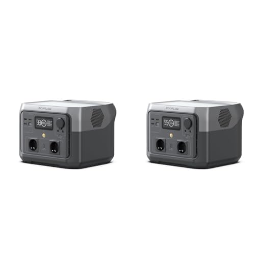 EF ECOFLOW Tragbare Powerstation RIVER 2 MAX, 512 Wh Solargenerator mit LiFeP04, Schnellladung in 1 Stunde, bis zu 1000 W Leistung, Balkonkraft für Notstrom/Camping/Wohnmobile/zu Hause Schwarz EF ECOFLOW Tragbare Powerstation RIVER 2 MAX, 512 Wh Solargenerator mit LiFeP04, Schnellladung in 1 Stunde, bis zu 1000 W Leistung, Balkonkraft für Notstrom/Camping/Wohnmobile/zu Hause Schwarz von EF ECOFLOW