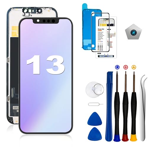 EFAITHLIFE für iPhone 13 Display 6,1 Zoll (Modell A2633 A2482 A2631 A2634 A2635), LCD Display and 3D-Touchscreen-Digitalisierer mit Reparaturwerkzeug von EFAITHLIFE