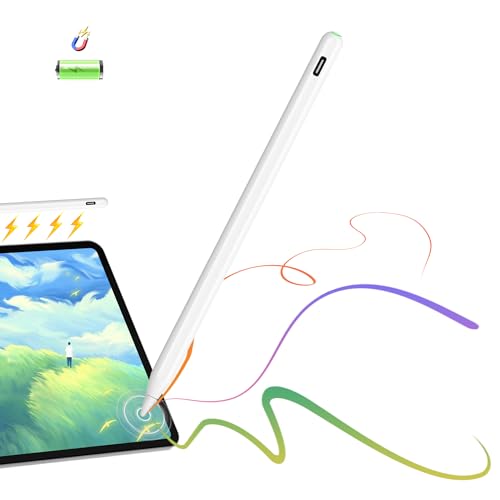 EFAITHLIFE Apple Pencil Ersatz (2018-2024) – Handflächenabweisung, Neigungsempfindlichkeit – iPad 10/9/8/7/6, Mini 6/5, Air 6/5/4/3 – 12h Akkulaufzeit – Günstig von EFAITHLIFE