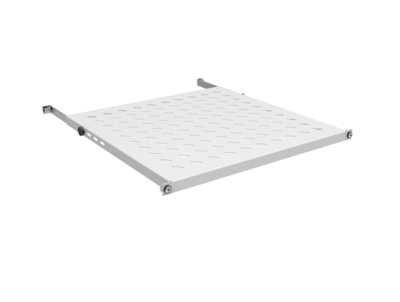 19" 0,5HE Fachboden, fest, ET 550..650 -- mm, 70 kg, ST 800, RAL7035 von EFB ELEKTRONIK