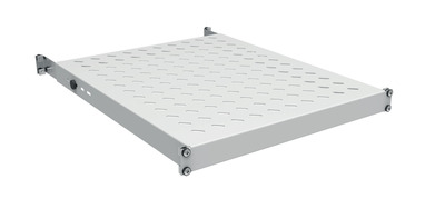 19" 1HE Fachboden fest, ET 550..650 mm -- 120 kg, ST 800, RAL7035 von EFB ELEKTRONIK