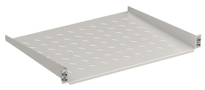 19" 1HE Fachboden fest, T=350 mm, 6 kg -- Frontbefestigung, RAL7035 von EFB ELEKTRONIK