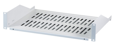 19" 2HE Fachboden, Tiefe 400 mm -- Traglast 22 kg, RAL9005 19" 2HE Fachboden, Tiefe 400 mm -- Traglast 22 kg, RAL9005 von EFB ELEKTRONIK