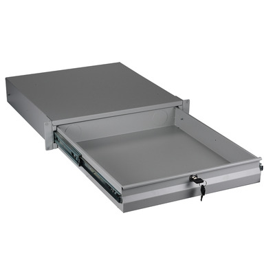 19" 2HE Tastatur-/Dokumentenschublade -- abschließbar, RAL7035 19" 2HE Tastatur-/Dokumentenschublade -- abschließbar, RAL7035 von EFB ELEKTRONIK