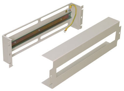 19" 3HE Energieverteilungs-/ -- Schutzschaltergehäuse  RAL7035 von EFB ELEKTRONIK