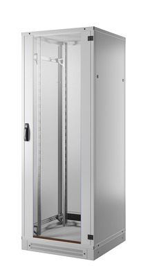 19" Netzwerkschrank-Set PRO 42HE -- 800x1000 mm, RAL7035, 4f. Lüfter, Netzltg. +Sockel von EFB ELEKTRONIK